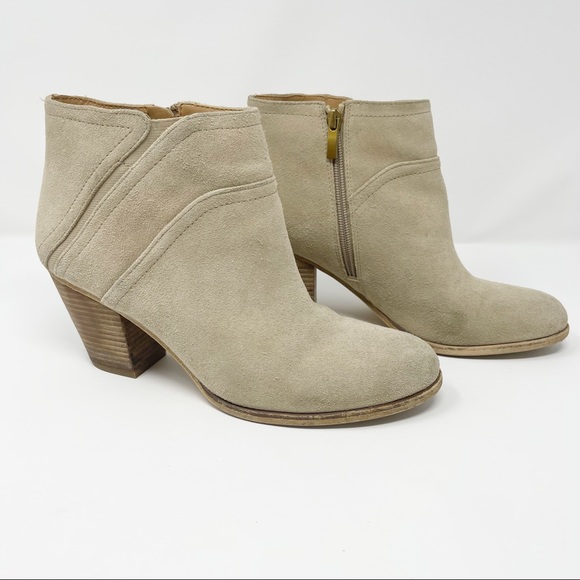 Franco Sarto Ankle Suede Boot  Suede Leather Tan size 9 - Picture 15 of 15